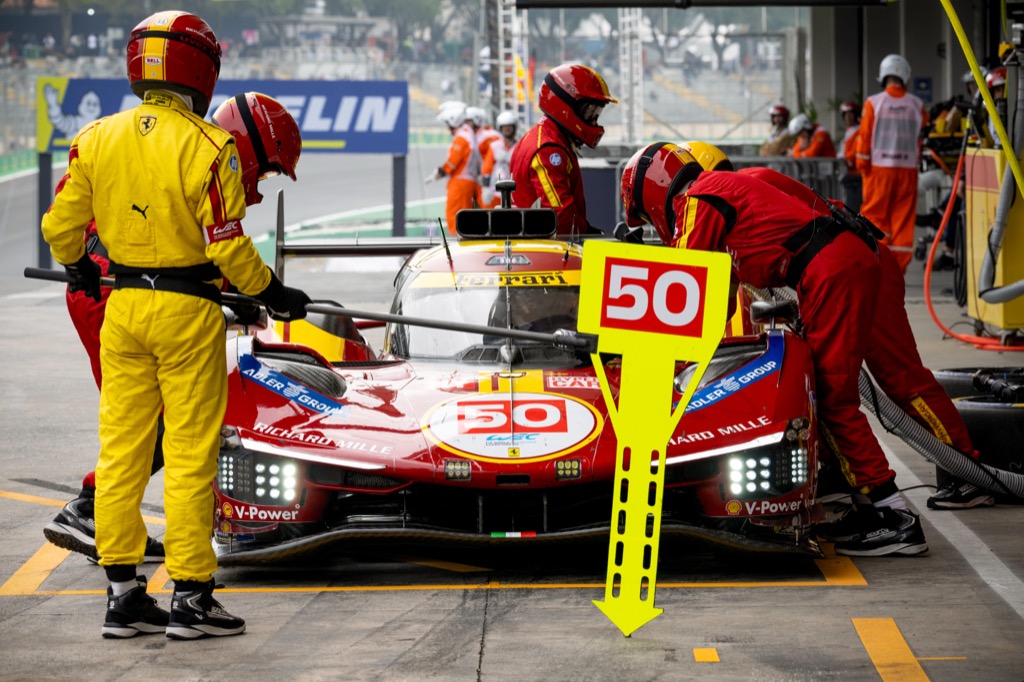 Nicklas Nielsen i udfordringer på Interlagos.
(Foto: Ferrari Media)